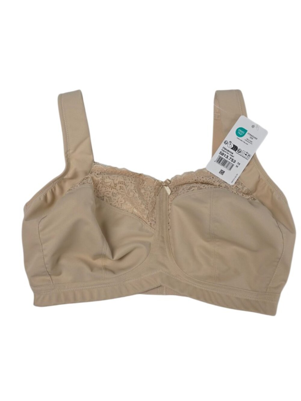 Anita Havanna Support Bra in Desert, Wireless, Comfort, Size 34H, Large Bust